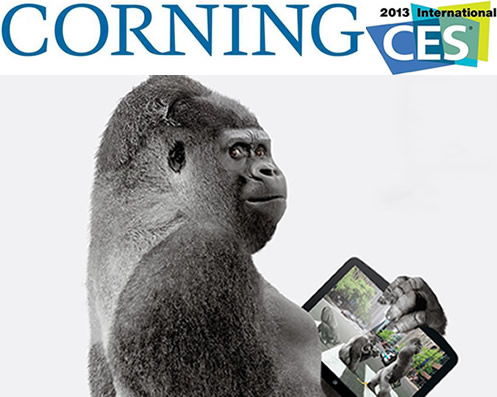 Corning Will Introduce Gorilla Glass 3 in CES 2013