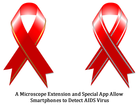 A Microscope Extension and Special App Allow Smartphones to Detect AIDS virus