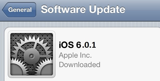 iOS 6.0.1 is Now Ready for Download